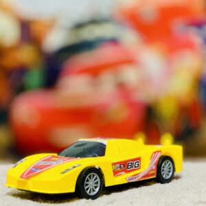 Yellow Sports Car for Kids