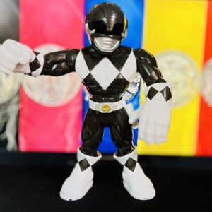 Playskool Mega Mighties – Black Power Ranger Zack 10" Action Figure