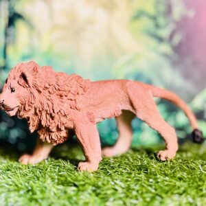 Realistic Ceramic Lion Showpiece – Heavyweight Decorative Statue