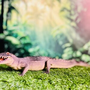 Hard Rubber Heavyweight Crocodile Toy – Realistic Animal Figure