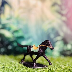 Black Horse  3 Inch Decorative Showpiece – Elegant Home & Office Décor