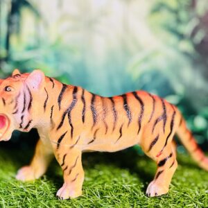 Soft Rubber Tiger Toy – Flexible & Realistic Jungle Animal