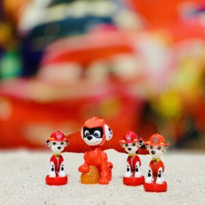 Set of 4 Fire Brigade Vehicles