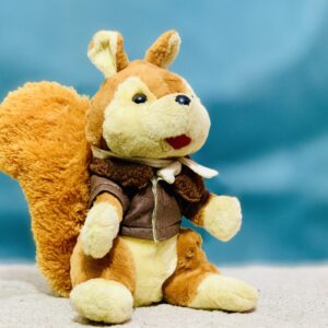 Cartoon Squirrel Plush Toy – Soft & Cute Stuffed Animal