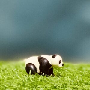 Small Panda Toy – Cute & Realistic Figure 🐼