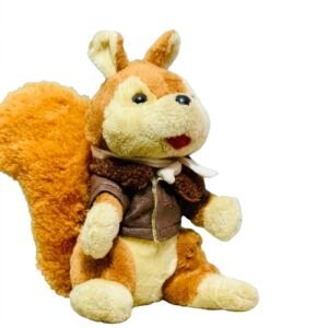 Cartoon Squirrel Plush Toy – Soft & Cute Stuffed Animal