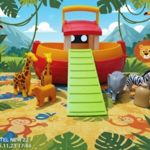 Playmobil 1.2.3 My Take Along Noah’s Ark Playset