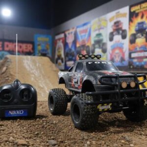 Vintage Nikko remote-control Ford F-150 monster truck