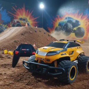 Carrera Gear Monster 2.0 RC Car in yellow