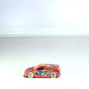 Hot Wheels Audacious Art Cars 2021 Die-Cast Car – Red Custom Hatchback Collectible