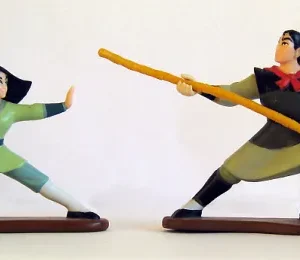 Disney Mulan Collectible 2 Action Figures– Motivational Movie Characters