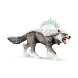 Snow Wolf – Ice Crystal Fantasy Wolf Action Figure