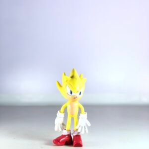 Sonic the Hedgehog Super Sonic Action Figure – Sega 2.5 Inch PVC Articulated Collectible Toy