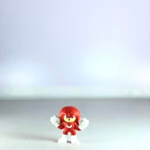 Knuckles the Echidna Action Figure – Sonic the Hedgehog Mini Collectible Plastic Toy