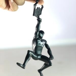 Marvel Venom Black Spider-Man Action Figure – Retractable Collectible Toy