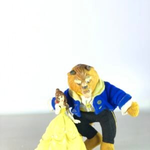 Disney Beauty and the Beast Belle & Beast Figure Set – Collectible Dolls
