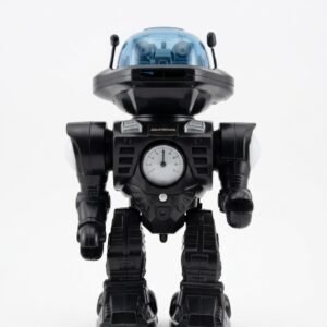 Robi The Robot Interactive Toy – Voice Command Robot with Foam Disc Launcher