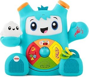 Fisher-Price Dance & Groove Rockit FXD02 – Baby Learning Robot Toy with Lights, Music & Sounds