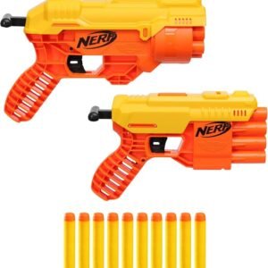 NERF Alpha Strike Cobra RC-6 Blaster – 6-Dart Rotating Foam Dart Blaster