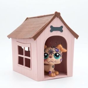 Doghouse Playset – Boxer Puppy with Doghouse