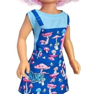 Nancy Curly Power Fashion Doll – 16-Inch Famosa Doll with Pink Curly Hair