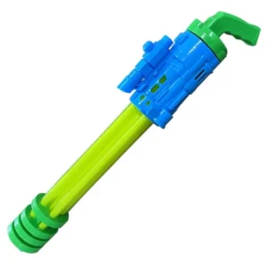 60cm Pump Action Water Blaster – Green & Blue 5-Nozzle Water Cannon Toy
