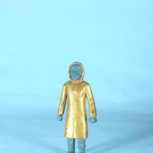 Squid Game Front Man Inspired Figure – Gold Hooded Masked Character Collectible Toy