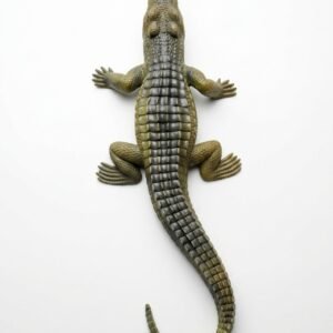 Realistic Alligator Toy Figure 30 Inch Textured Crocodile Reptile Model