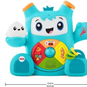 Fisher-Price Dance & Groove Rockit FXD02 – Baby Learning Robot Toy with Lights, Music & Sounds