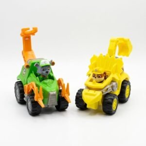 PAW Patrol Dino Rocky & Rubble Rescue Truck (Motorized Toy Car)