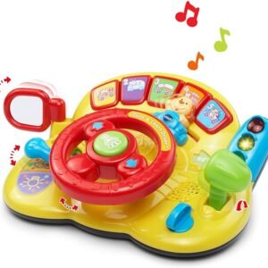 VTech Turn & Learn Driver Educational Steering Wheel Toy for Toddlers