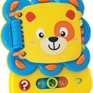 WinFun Caesar the Lion Let's Read! Interactive Talking Learning Book – Letters, Shapes & Words