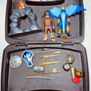 Playmobil Dragon Knights Carry Case Set 5657 – Knight, Blue Dragon & Treasure Chest