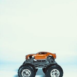 Hot Wheels Monster Trucks Chevrolet Camaro – Metallic Orange Diecast Monster Truck