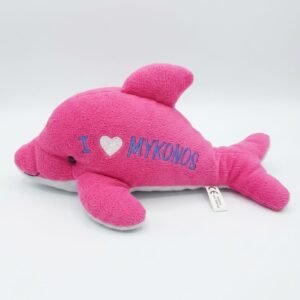 Pink Dolphin Plush Toy – Soft Stuffed Sea Animal