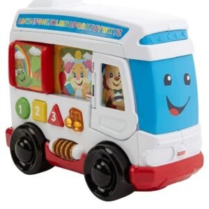 Fisher-Price Laugh & Learn Learn Around Town Bus Interactive Educational Toy for Toddlers