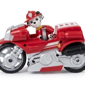 PAW Patrol Marshall Deluxe Motorcycle  Pull Back Vehicle with Figure (Spin Master)