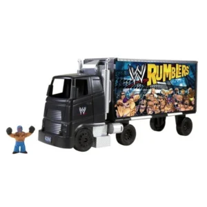 WWE Rumblers Transforming Rumble Rig Playset by Mattel (With 5 Wrestlers)
